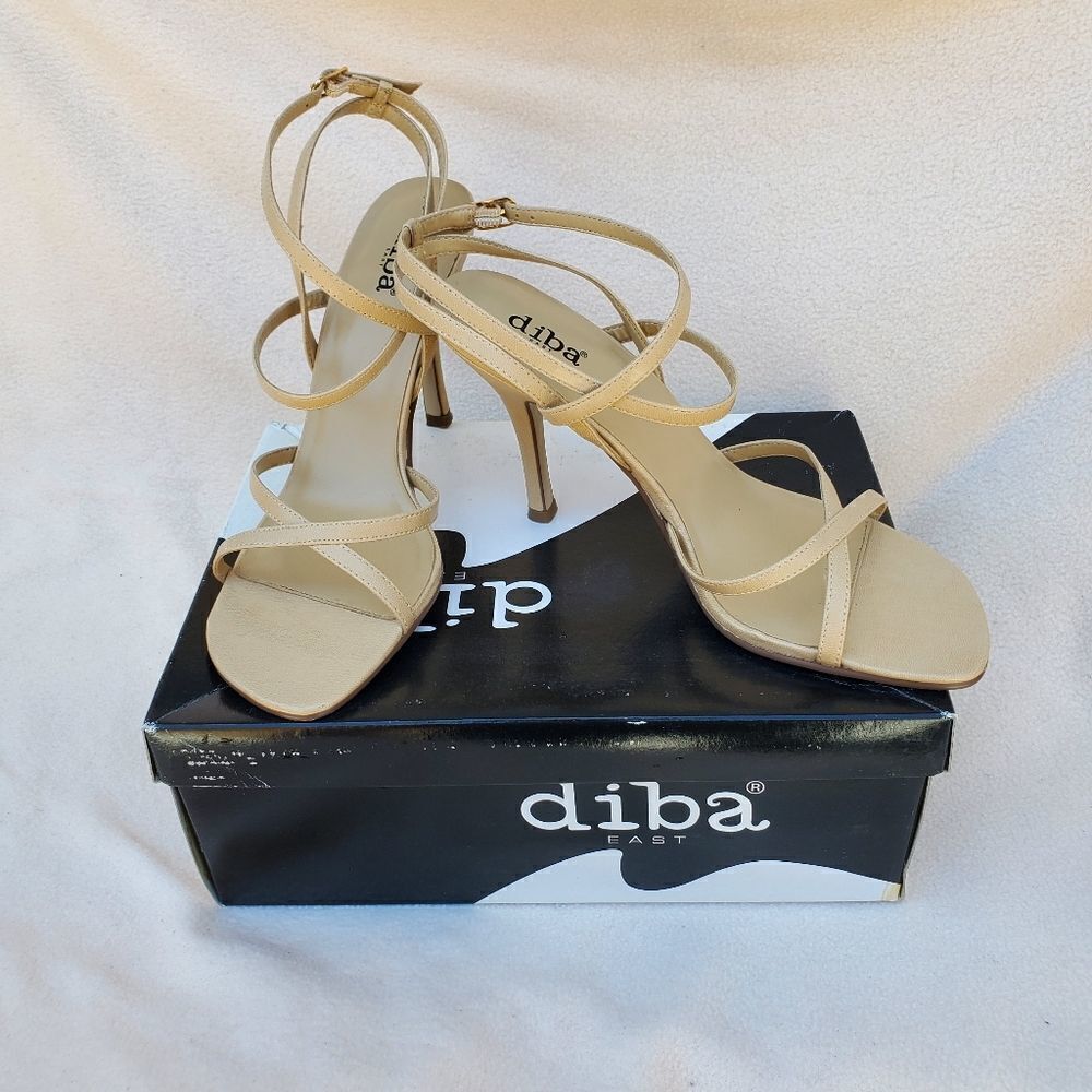 Diba beige high heel sandals